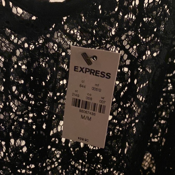 NWT Sheer lace Express tank top - Picture 4 of 5